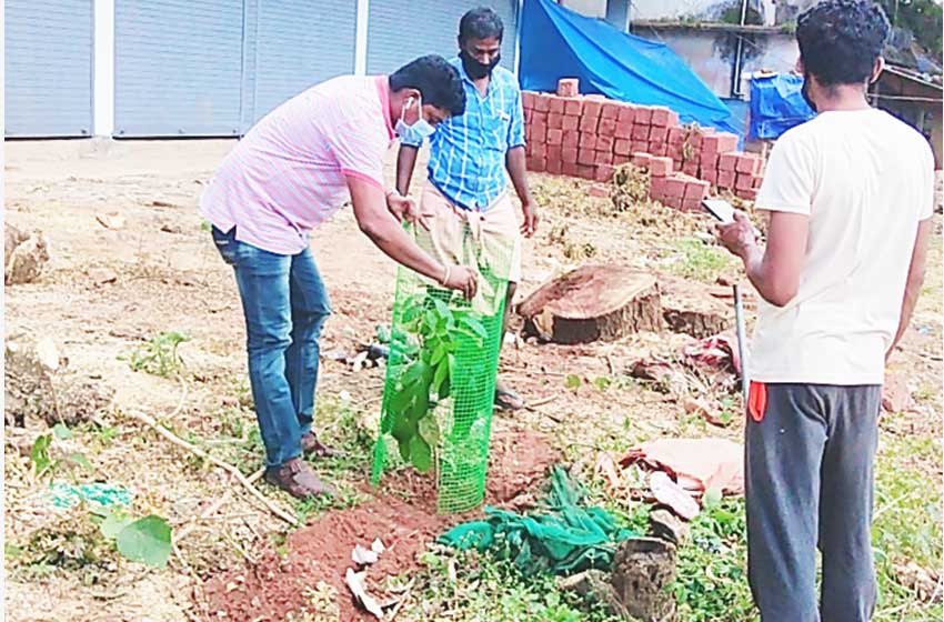 മുറിച്ചു മാറ്റിയ മരങ്ങൾക്ക് പകരം മരം നടാനെത്തിയവർക്കെതിരെ കയ്യേറ്റ ശ്രമം