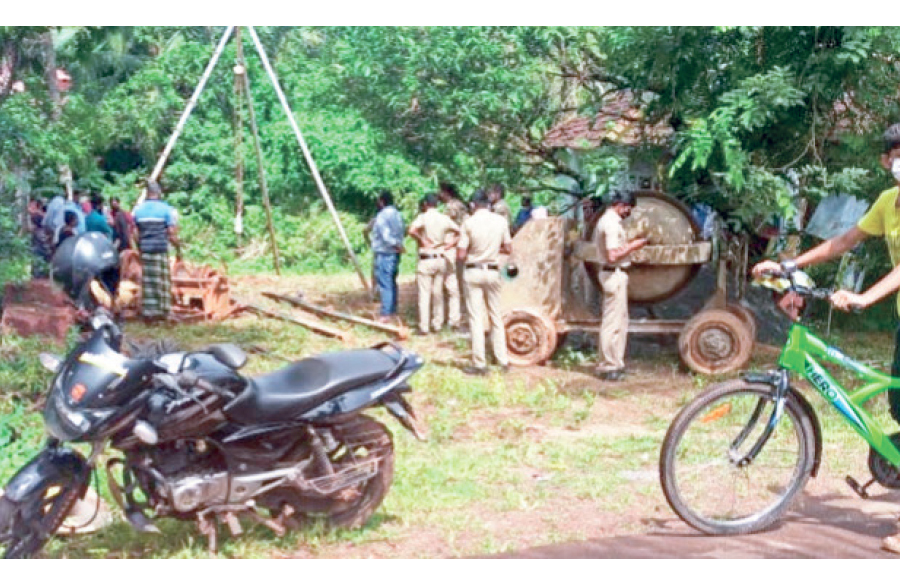 ടവർ നിർമ്മാണത്തിനെതിരെ സംഘടിച്ച് നാട്ടുകാർ, കൊളവയൽ കാറ്റാടിയിൽ സംഘർഷം